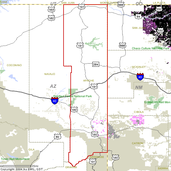Oil and Gas Lease Activity in Apache County